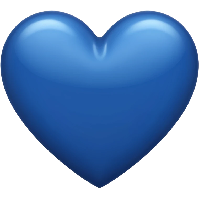 Dark blue heart  emoji