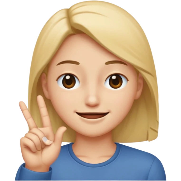 one eye close like giving a blink with hand pointed  emoji