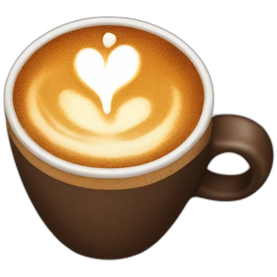 hand-made coffee emoji