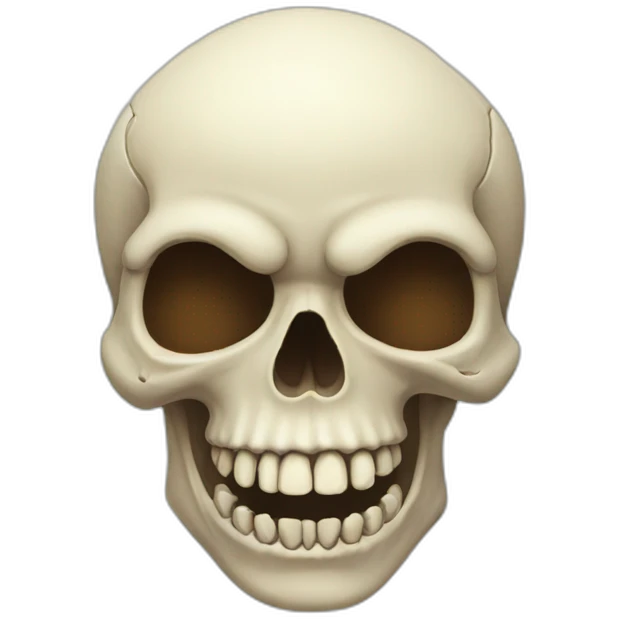 skull mewing emoji