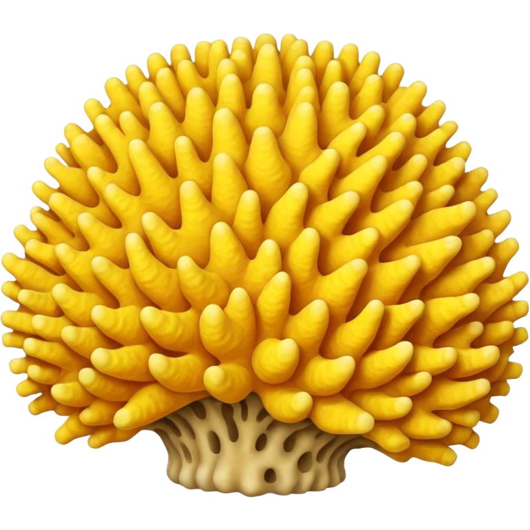 yellow Coral  emoji