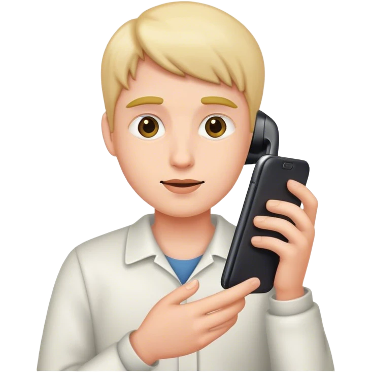 Using phone emoji