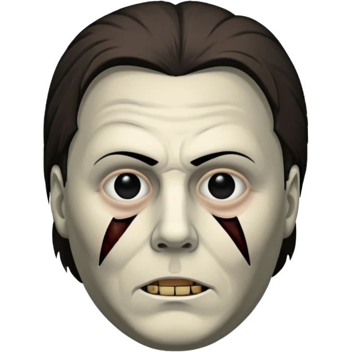 michael myers black eyes emoji