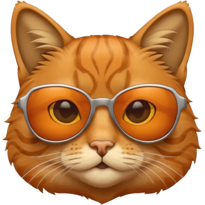 Cat wearing sunglasses emoji