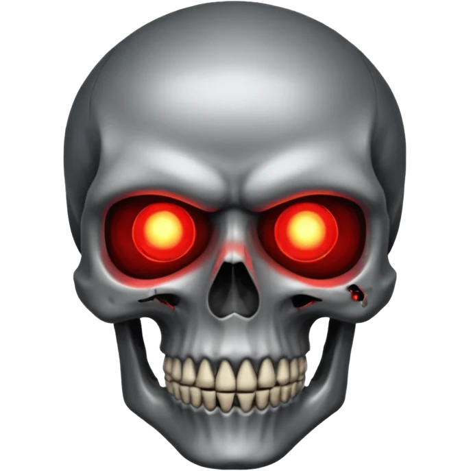 sigma skull with red light in his left eye emoji