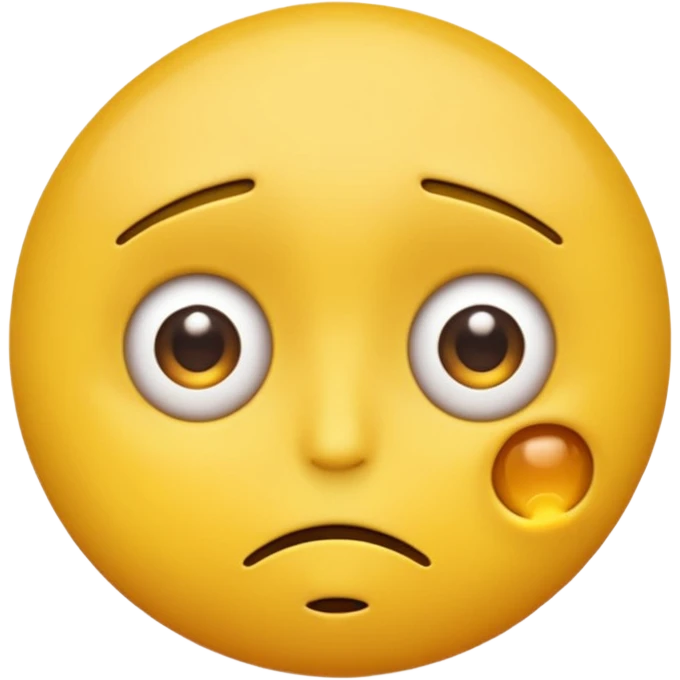 Eye twitching emoji like it ate something sour emoji