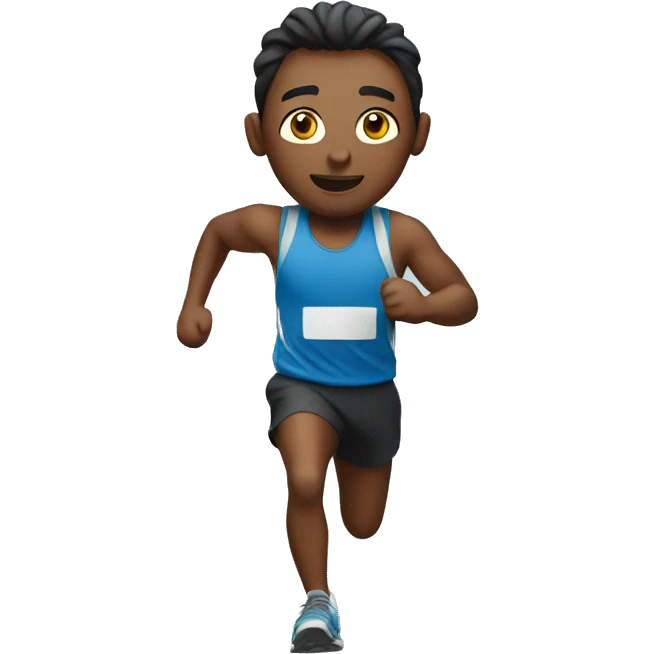 Runner with a backpack emoji