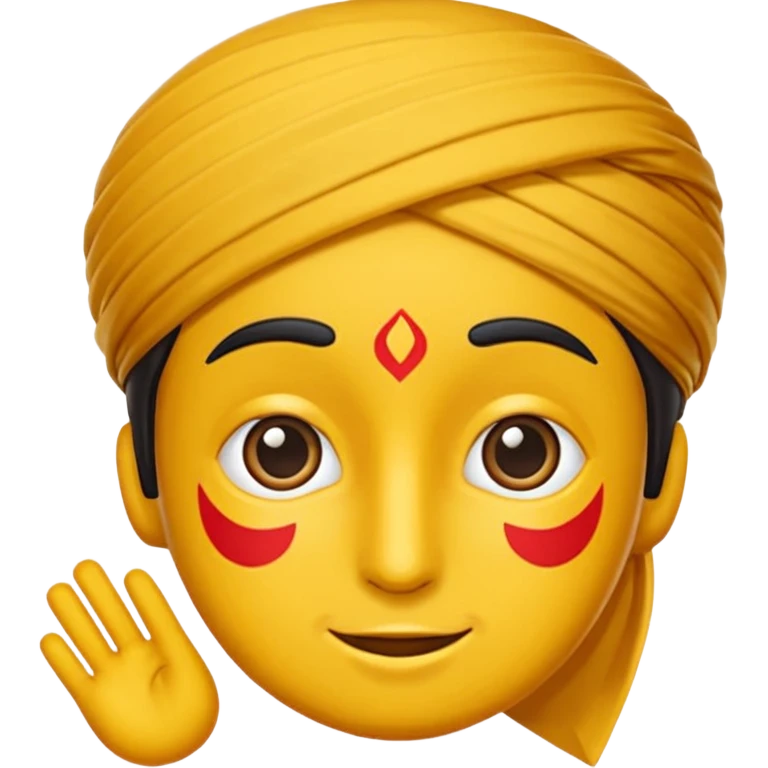 یک گربه زرد که سلام میکنه emoji