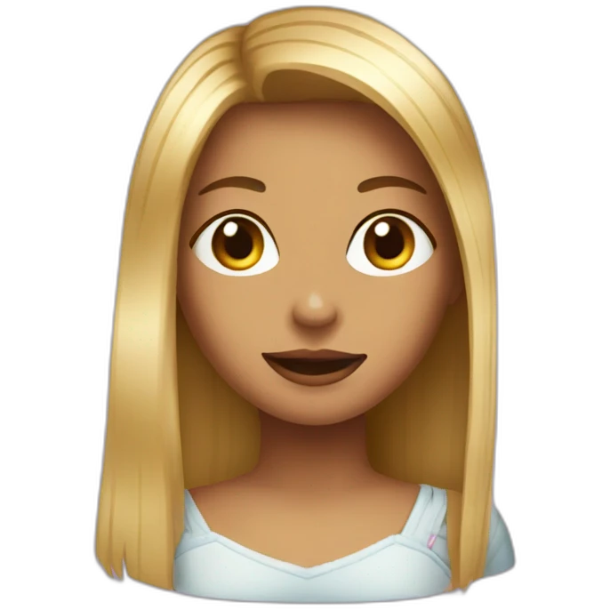 Y2K girl emoji