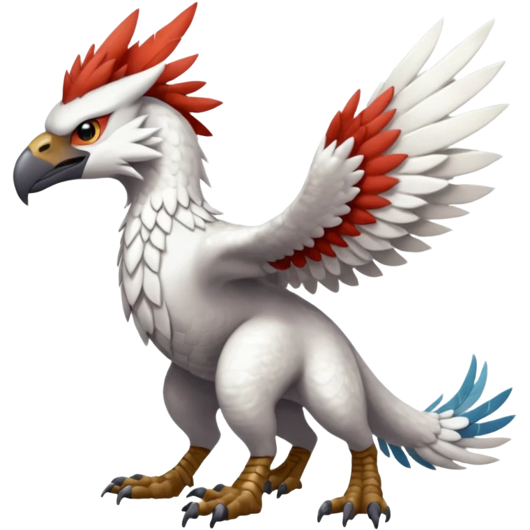 Trico-Gryphon-Reshiram-Latias-Silvally-fusion-creature (full body) emoji