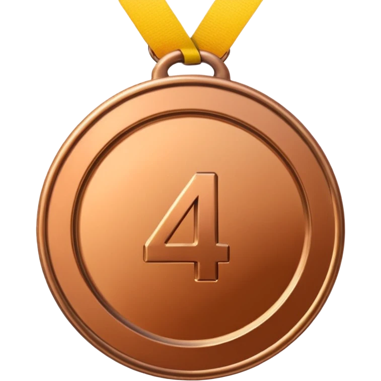 4th place medal emoji