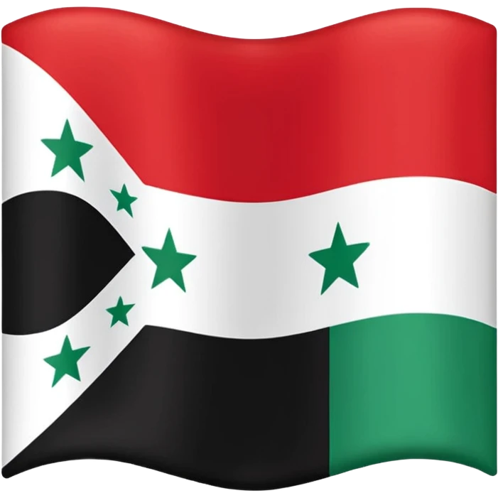 modernized Syria flag emoji