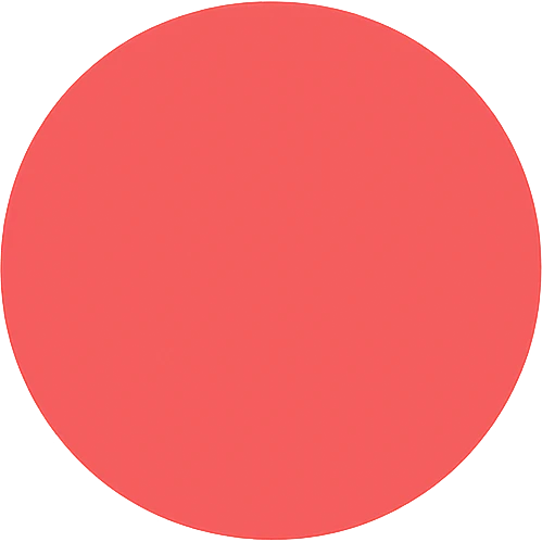 red button with a simple, clean design emoji