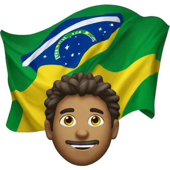 Brazilian fan confident in the national team emoji