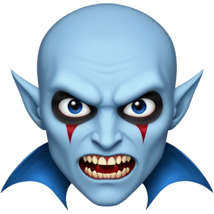 blue skined vampire man emoji