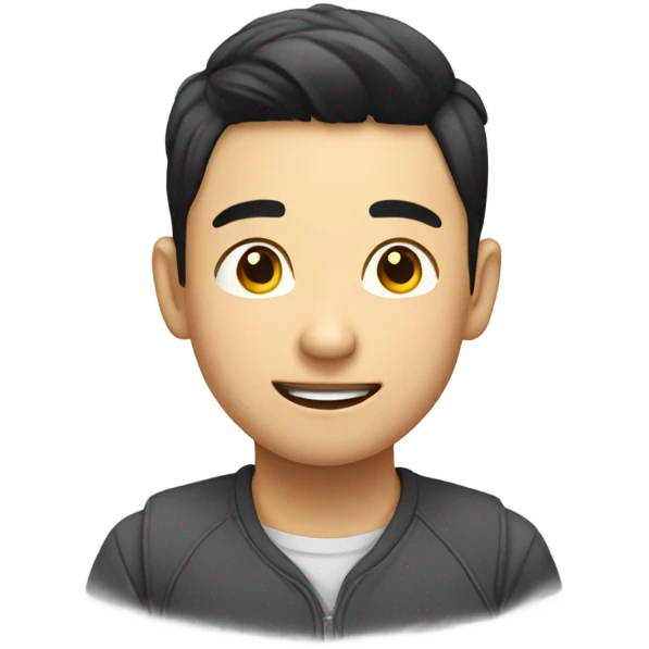 cute asian guy emoji