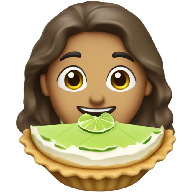 Key lime pie emoji