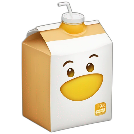 Juice carton emoji