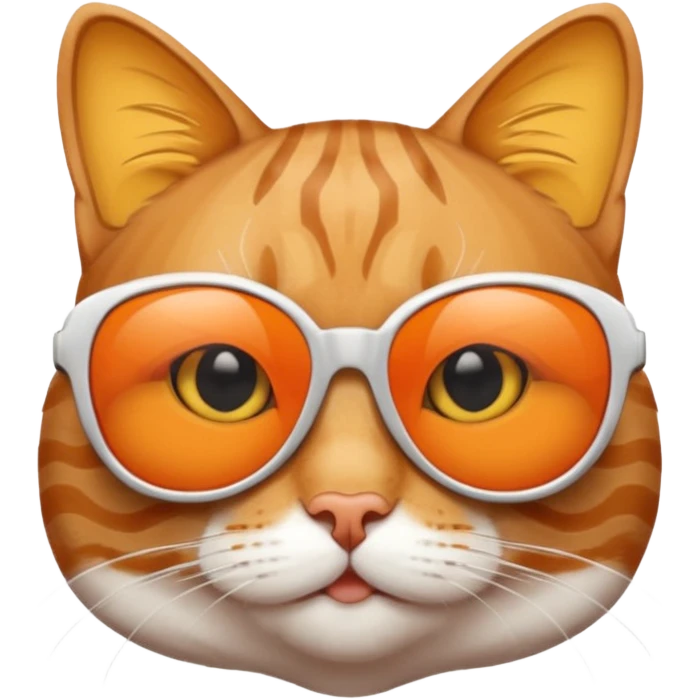 Cat wearing sunglasses emoji