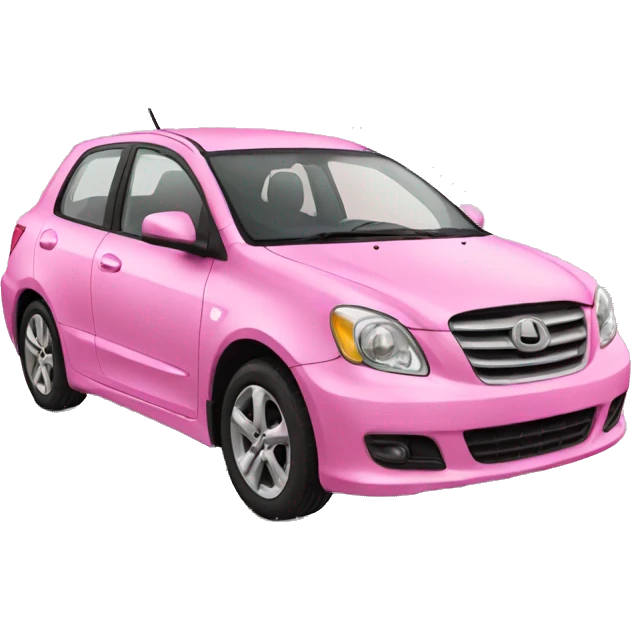 Pink car emoji