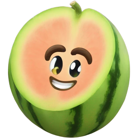 Melon heart emoji