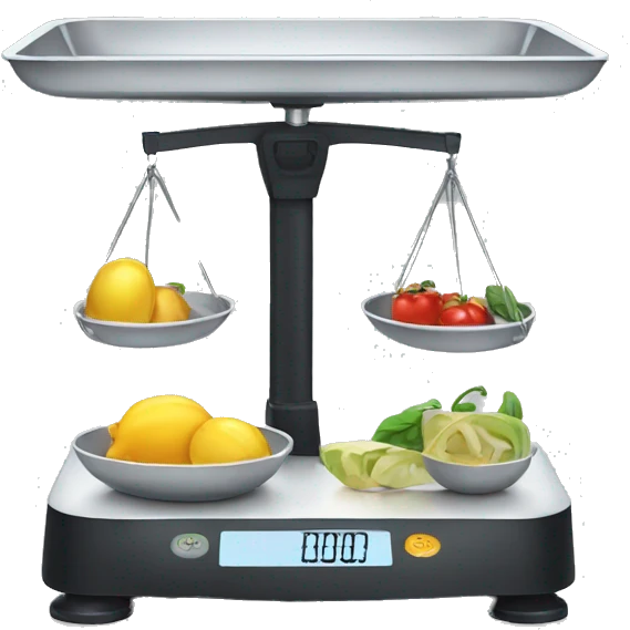 food scale emoji