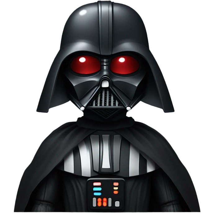 Darth Vader as a black rabbit emoji