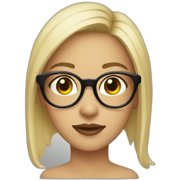 Mia lunettes emoji