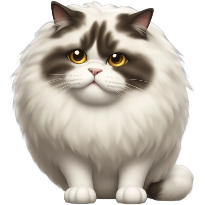 really fat cat emoji