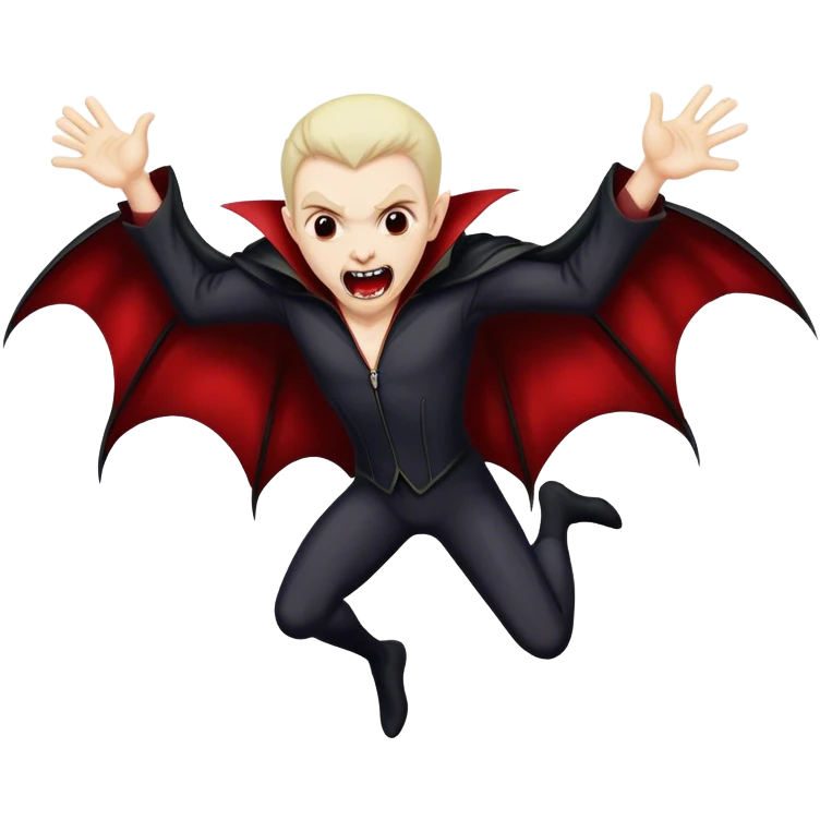 vampire jumping emoji