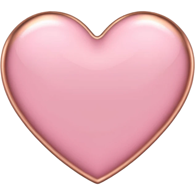 I need a pink and rose gold Heart emoji emoji
