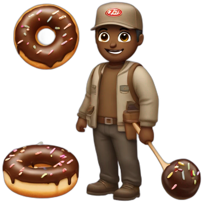 Fisher and donaldsons fudge doughnut emoji