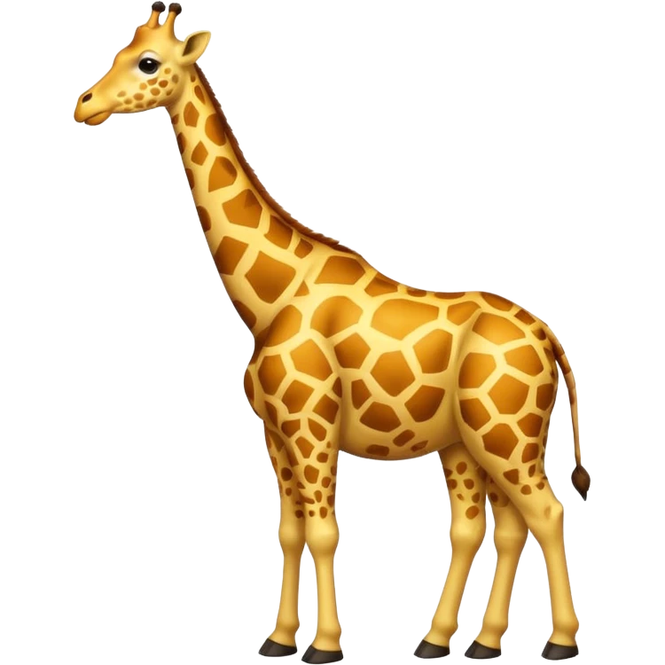 giraffe that is a fat emoji