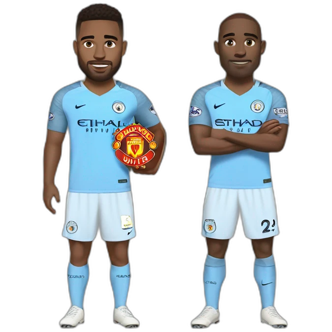 manchester city and united emoji