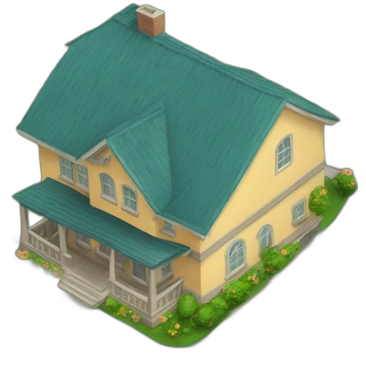 House from above emoji