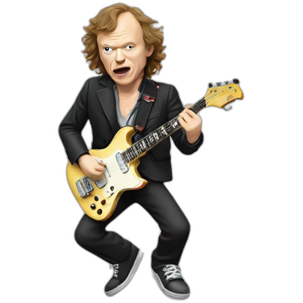 Angus Young on the ground emoji
