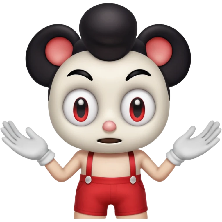 Cuphead pensando emoji