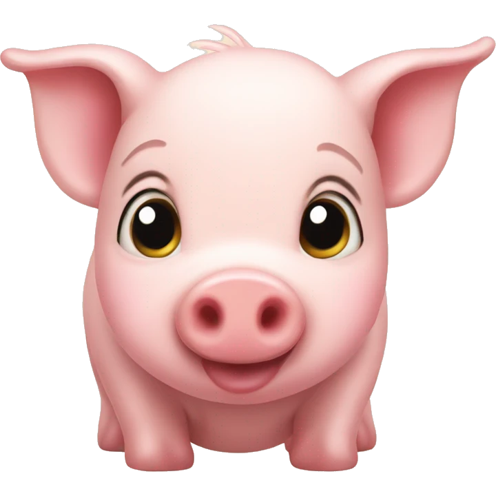 Cute little piglet emoji