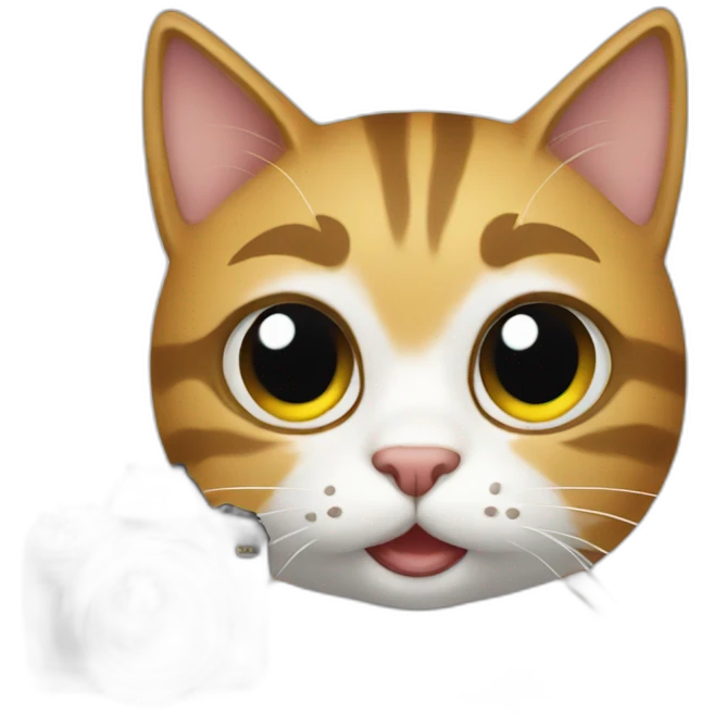 Cat with camera emoji