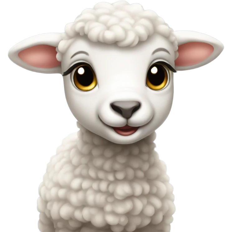 Baby lamb emoji