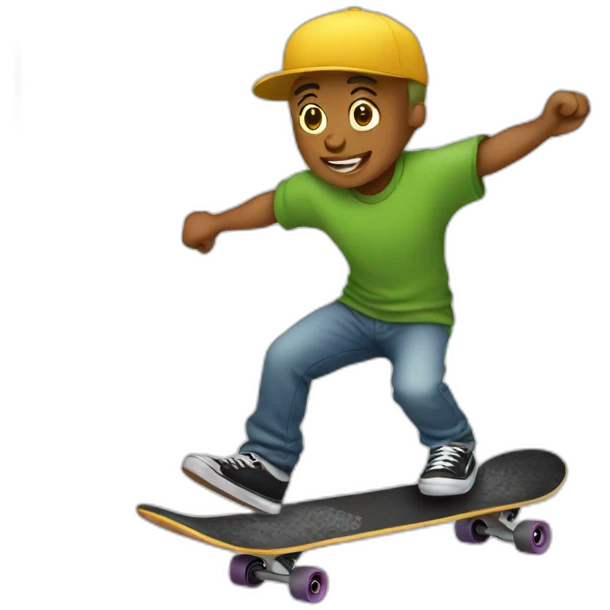 Skateboarding emoji