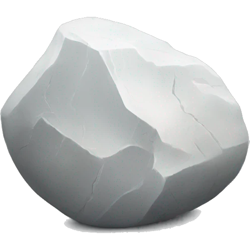 white stone emoji