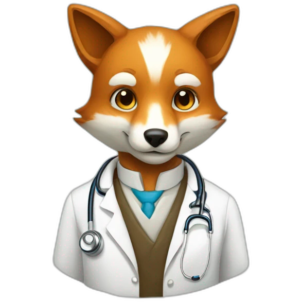 fenec fox doctor emoji