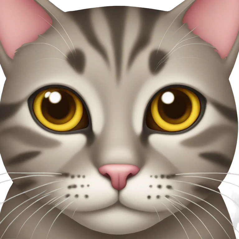 Cat with hearts in eyes emoji