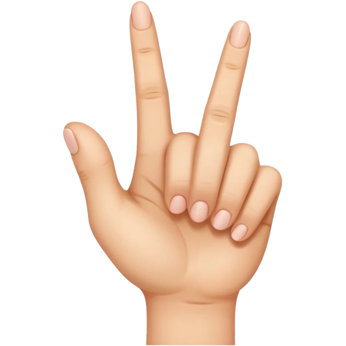 Middle finger emoji