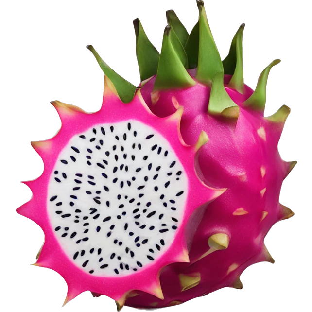 dragonfruit slice emoji