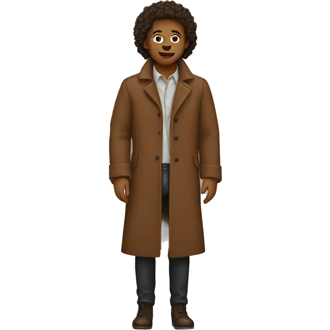 brown coat emoji
