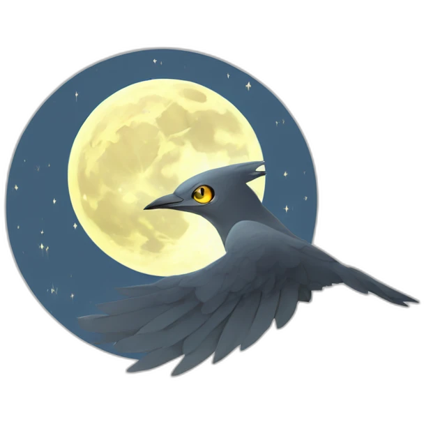 不死鳥 MOON emoji