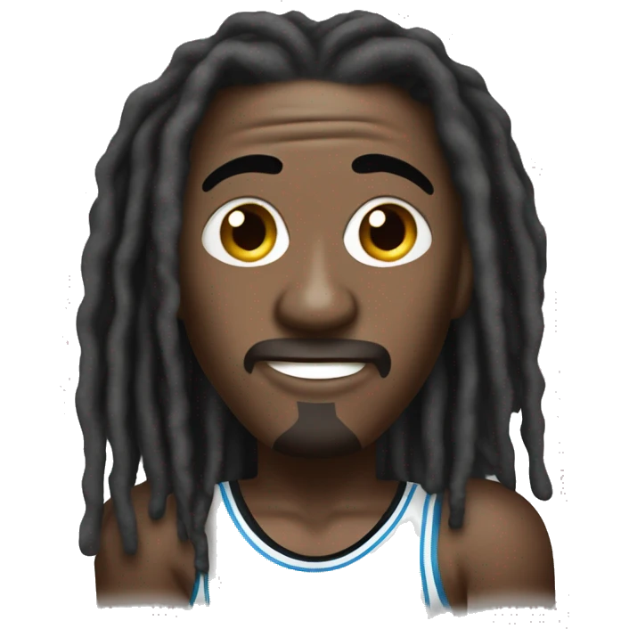 Micheal Jordan wit dreads emoji