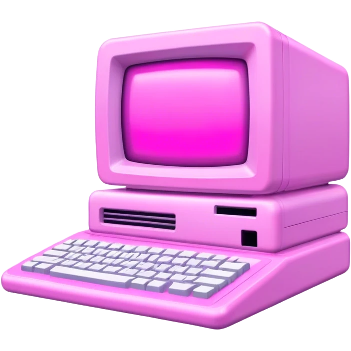 pink cool computer vaporwave emoji